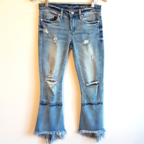 Blank NYC Denim - Blank NYC skinny with ruffle jeans sz 25